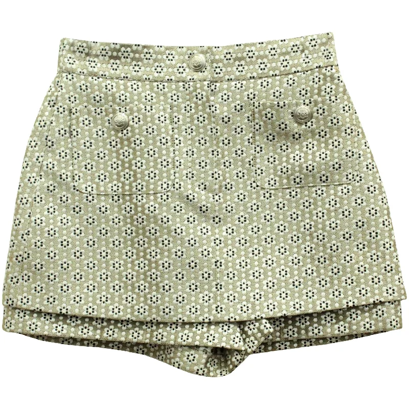 High-waisted shorts – Shorts that sit above the natural waistline for a flattering, elongating look.High-waisted shorts – Shorts that sit above the natural waistline for a flattering, elongating look.Maje Floral Printed Overlay Shorts in Multicolor Polyester High-waisted shorts – Shorts that sit above the natural waistline for a flattering, elongating look.High-waisted shorts – Shorts that sit above the natural waistline for a flattering, elongating look.Maje Floral Printed Overlay Shorts in Multicolor Polyester