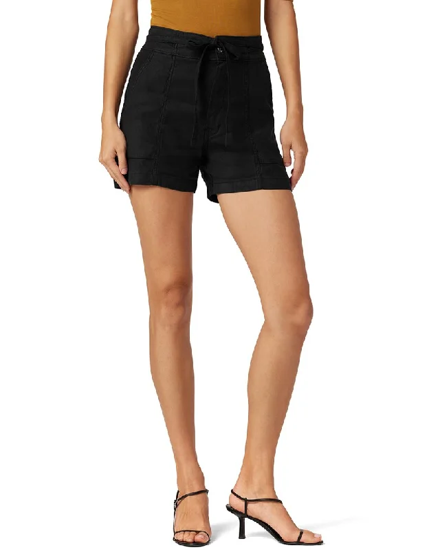 High-waisted shorts – Shorts that sit above the natural waistline for a flattering, elongating look.High-waisted shorts – Shorts that sit above the natural waistline for a flattering, elongating look.HUDSON Jeans Tie Waist Short Black Beauty Jean High-waisted shorts – Shorts that sit above the natural waistline for a flattering, elongating look.High-waisted shorts – Shorts that sit above the natural waistline for a flattering, elongating look.HUDSON Jeans Tie Waist Short Black Beauty Jean