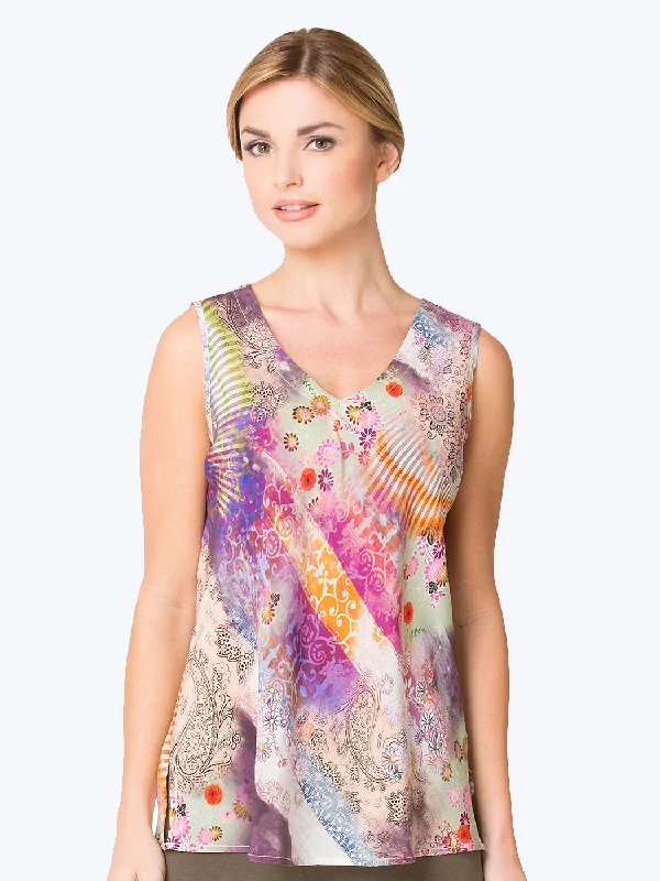 Down vest – Filled with down feathers for insulationDown vest – Filled with down feathers for insulation“Cecilia” Print Washable Silk Erika Bias Tank Down vest – Filled with down feathers for insulationDown vest – Filled with down feathers for insulation“Cecilia” Print Washable Silk Erika Bias Tank