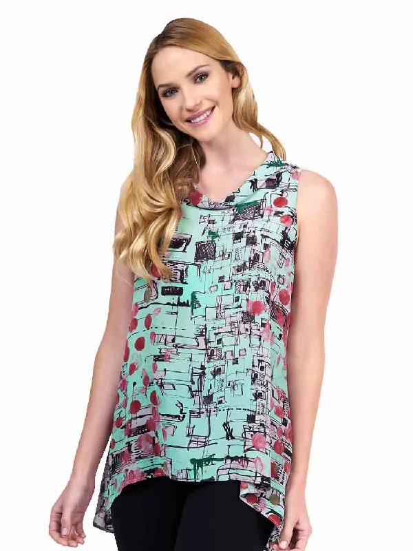 Peplum vest – Vest with a flared, ruffled bottom for a feminine silhouettePeplum vest – Vest with a flared, ruffled bottom for a feminine silhouetteTianello "Jules" Printed WASHABLE SILK "Briata" Cowl Tank Tunic Peplum vest – Vest with a flared, ruffled bottom for a feminine silhouettePeplum vest – Vest with a flared, ruffled bottom for a feminine silhouetteTianello "Jules" Printed WASHABLE SILK "Briata" Cowl Tank Tunic
