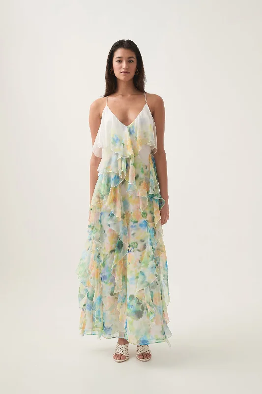 Athletic vest – Sporty, performance-focused vest, often made of breathable or moisture-wicking fabricAthletic vest – Sporty, performance-focused vest, often made of breathable or moisture-wicking fabricDreamscape Frill Maxi Dress