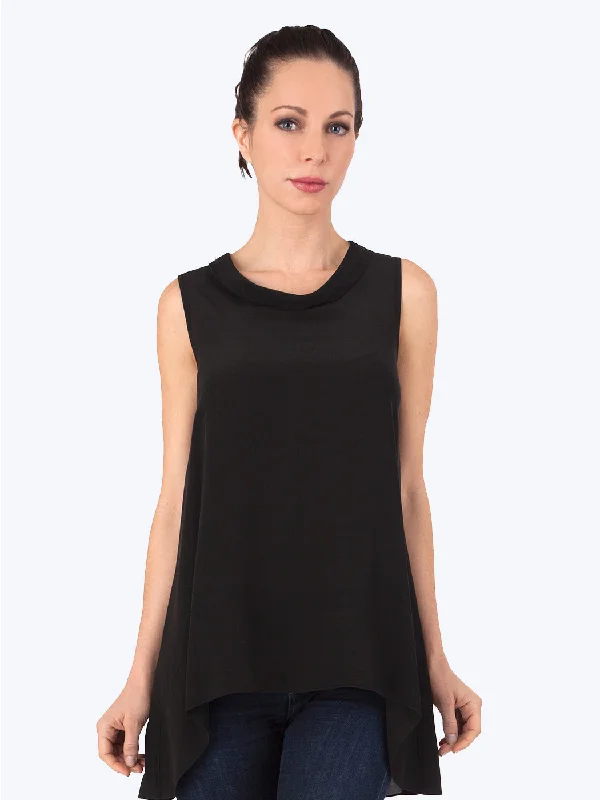 Zip-up vest – Vest that zips up the front, often with a high collarZip-up vest – Vest that zips up the front, often with a high collarTianello Crêpe de Chine WASHABLE SILK Briata Cowl Tunic Zip-up vest – Vest that zips up the front, often with a high collarZip-up vest – Vest that zips up the front, often with a high collarTianello Crêpe de Chine WASHABLE SILK Briata Cowl Tunic