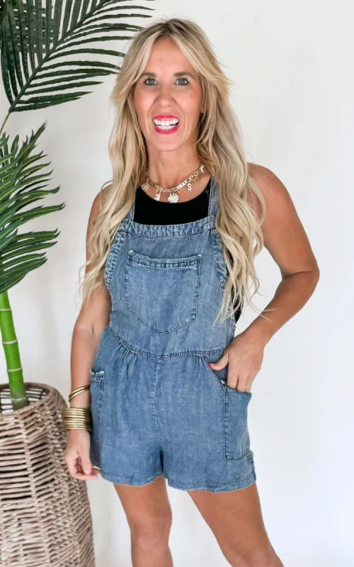 Playful Jumpsuits loose-fitting jumpsuit loose-fitting jumpsuit Acid Wash Frayed Denim Wash Romper - Final Sale Playful Jumpsuits loose-fitting jumpsuit loose-fitting jumpsuit Acid Wash Frayed Denim Wash Romper - Final Sale