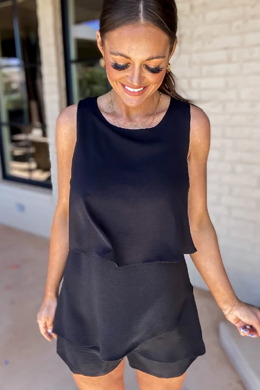 Warm-Weather Jumpsuits casual jumpsuit casual jumpsuit I'll Follow You Anywhere Black Romper Warm-Weather Jumpsuits casual jumpsuit casual jumpsuit I'll Follow You Anywhere Black Romper