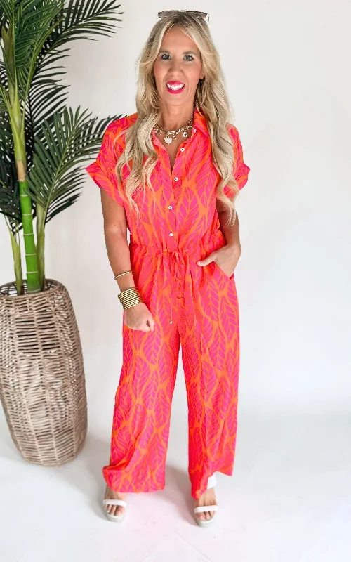 Cozy Cotton Jumpsuits denim jumpsuit denim jumpsuit Its the Beach Life for Me Jumpsuit | Hot Pink - Final Sale Cozy Cotton Jumpsuits denim jumpsuit denim jumpsuit Its the Beach Life for Me Jumpsuit | Hot Pink - Final Sale