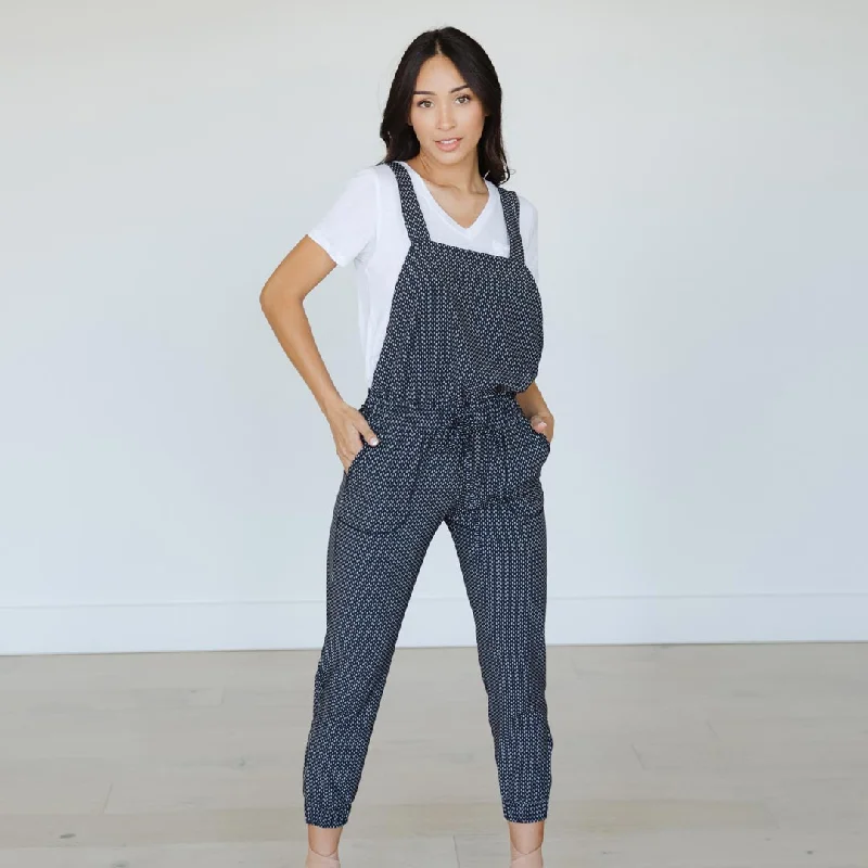 Fitted Jumpsuits SummerSummerMidnight Dash Classic Overall Jumpsuit