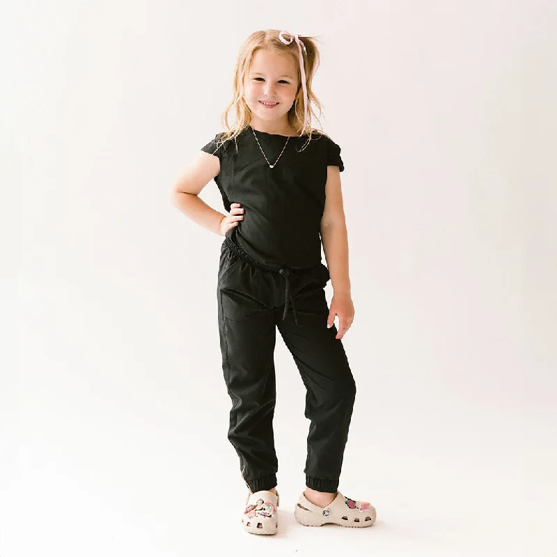 Cute Jumpsuits FloralFloralMini Black Jumpsuit