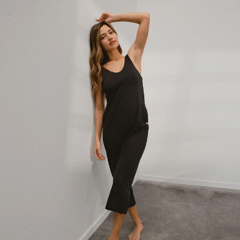 Wide-Leg Jumpsuits printed jumpsuit printed jumpsuit Organic Pima Romper