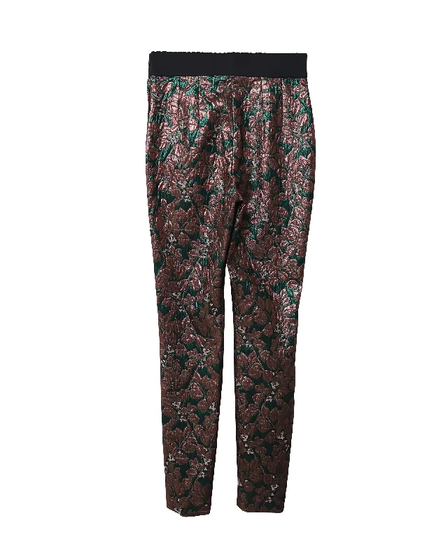 Linen trousers – Lightweight, breathable trousers made from linen fabric, perfect for warmer weather.Linen trousers – Lightweight, breathable trousers made from linen fabric, perfect for warmer weather.Dolce & Gabbana Iridescent Brocade Cigarette Pants in Multicolor Polyester Linen trousers – Lightweight, breathable trousers made from linen fabric, perfect for warmer weather.Linen trousers – Lightweight, breathable trousers made from linen fabric, perfect for warmer weather.Dolce & Gabbana Iridescent Brocade Cigarette Pants in Multicolor Polyester