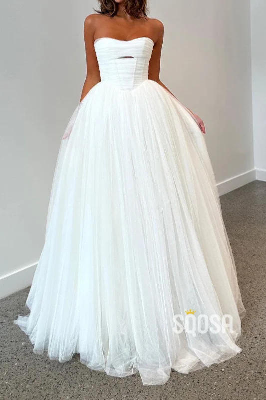Belted dress – Dress with a belt or waist tie, offering definition and shaping at the waist.Belted dress – Dress with a belt or waist tie, offering definition and shaping at the waist.Chic A-Line Sweetheart Strapless Tulle Wedding Dress QW8188 Belted dress – Dress with a belt or waist tie, offering definition and shaping at the waist.Belted dress – Dress with a belt or waist tie, offering definition and shaping at the waist.Chic A-Line Sweetheart Strapless Tulle Wedding Dress QW8188