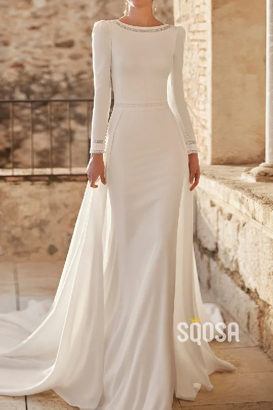V-neck dress – Dress with a V-shaped neckline that flatters the chest and elongates the neck.V-neck dress – Dress with a V-shaped neckline that flatters the chest and elongates the neck.Elegant Satin Fitted Scoop Long Sleeve Beaded With Train Wedding Dress QW8196 V-neck dress – Dress with a V-shaped neckline that flatters the chest and elongates the neck.V-neck dress – Dress with a V-shaped neckline that flatters the chest and elongates the neck.Elegant Satin Fitted Scoop Long Sleeve Beaded With Train Wedding Dress QW8196