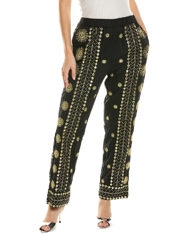 High-waisted trousers – Trousers that sit above the waistline for a flattering, elongating look.High-waisted trousers – Trousers that sit above the waistline for a flattering, elongating look.FARM Rio Sun Embroidered Pant High-waisted trousers – Trousers that sit above the waistline for a flattering, elongating look.High-waisted trousers – Trousers that sit above the waistline for a flattering, elongating look.FARM Rio Sun Embroidered Pant