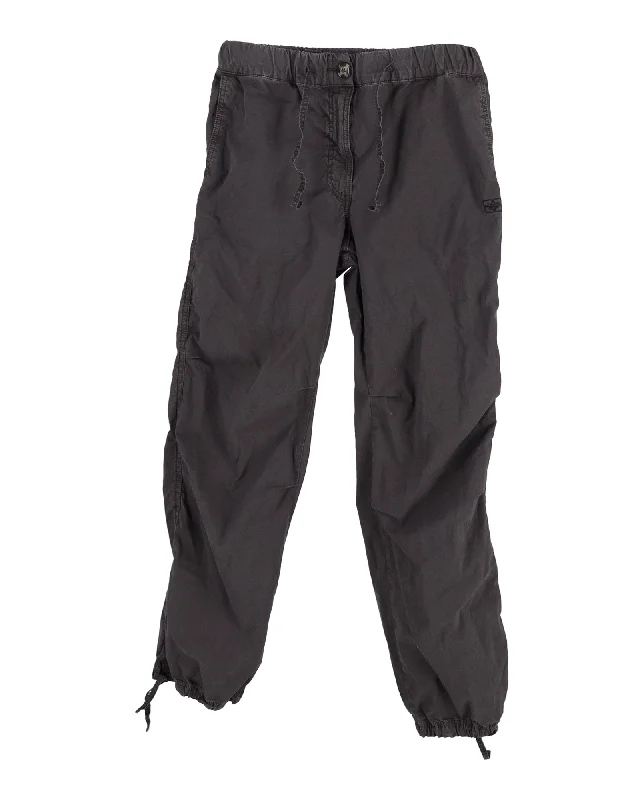 Stretch trousers – Trousers made with a small amount of spandex or elastane for added stretch and flexibility.Stretch trousers – Trousers made with a small amount of spandex or elastane for added stretch and flexibility.Ganni Poplin Cargo Pants in Black Cotton Stretch trousers – Trousers made with a small amount of spandex or elastane for added stretch and flexibility.Stretch trousers – Trousers made with a small amount of spandex or elastane for added stretch and flexibility.Ganni Poplin Cargo Pants in Black Cotton