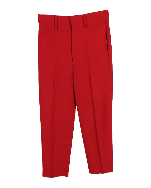 Bootcut trousers – Slightly flared at the bottom, designed to accommodate boots underneath.Bootcut trousers – Slightly flared at the bottom, designed to accommodate boots underneath.Isabel Marant Étoile Trousers in Red Cotton Bootcut trousers – Slightly flared at the bottom, designed to accommodate boots underneath.Bootcut trousers – Slightly flared at the bottom, designed to accommodate boots underneath.Isabel Marant Étoile Trousers in Red Cotton