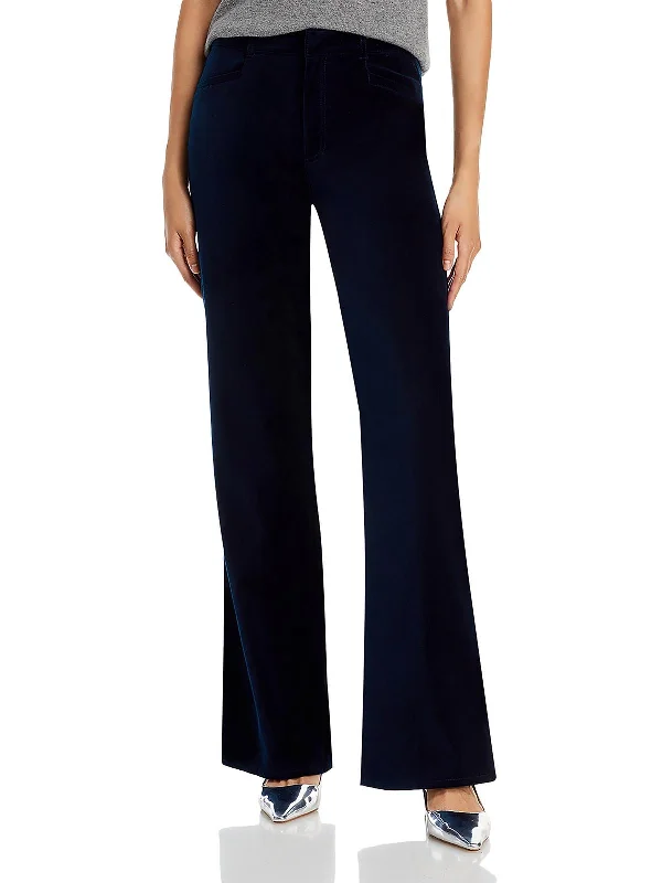 Tapered trousers – Trousers that narrow toward the ankle, creating a more fitted, streamlined look.Tapered trousers – Trousers that narrow toward the ankle, creating a more fitted, streamlined look.Leenah Womens Velour Straight Leg Jeans