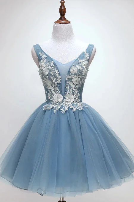 Mini dress – Short dress that usually ends above the knee, often casual or party wear.Mini dress – Short dress that usually ends above the knee, often casual or party wear.Princess Sky Blue Floral Homecoming Dress Mini dress – Short dress that usually ends above the knee, often casual or party wear.Mini dress – Short dress that usually ends above the knee, often casual or party wear.Princess Sky Blue Floral Homecoming Dress