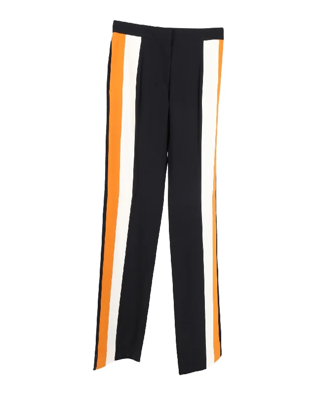 High-waisted trousers – Trousers that sit above the waistline for a flattering, elongating look.High-waisted trousers – Trousers that sit above the waistline for a flattering, elongating look.Stella McCartney Dana Trousers in Black Silk High-waisted trousers – Trousers that sit above the waistline for a flattering, elongating look.High-waisted trousers – Trousers that sit above the waistline for a flattering, elongating look.Stella McCartney Dana Trousers in Black Silk