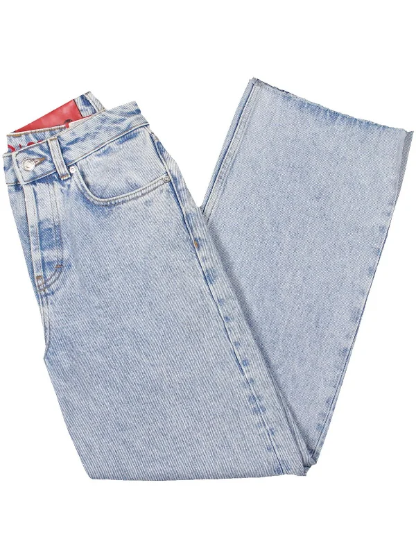 Cropped trousers – Trousers that are shortened to a length above the ankle.Cropped trousers – Trousers that are shortened to a length above the ankle.Womens High-Rise Denim Straight Leg Jeans Cropped trousers – Trousers that are shortened to a length above the ankle.Cropped trousers – Trousers that are shortened to a length above the ankle.Womens High-Rise Denim Straight Leg Jeans