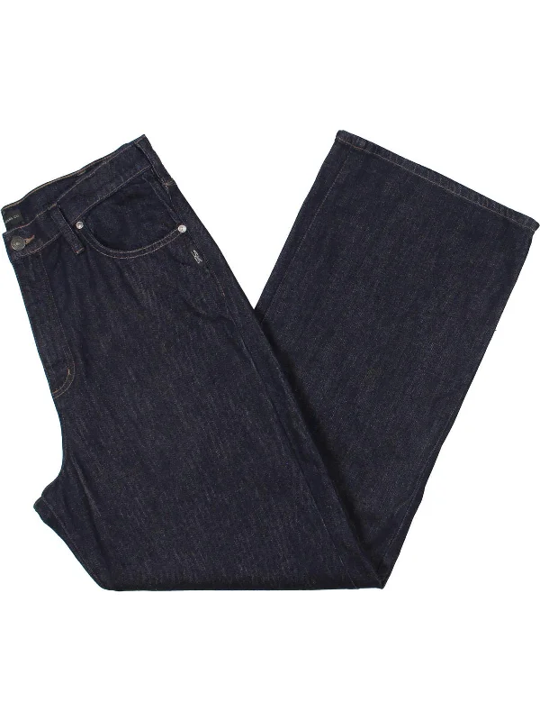 Wide-leg trousers – Trousers with a loose, flared fit from the hips down to the ankles.Wide-leg trousers – Trousers with a loose, flared fit from the hips down to the ankles.Womens High Rise Denim Straight Leg Jeans