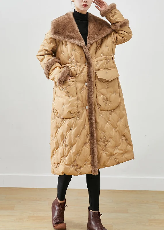 Windproof – Wind-resistantWindproof – Wind-resistantFashion Khaki Embroideried Patchwork Mink Hair Duck Down Canada Goose Jacket Winter Windproof – Wind-resistantWindproof – Wind-resistantFashion Khaki Embroideried Patchwork Mink Hair Duck Down Canada Goose Jacket Winter
