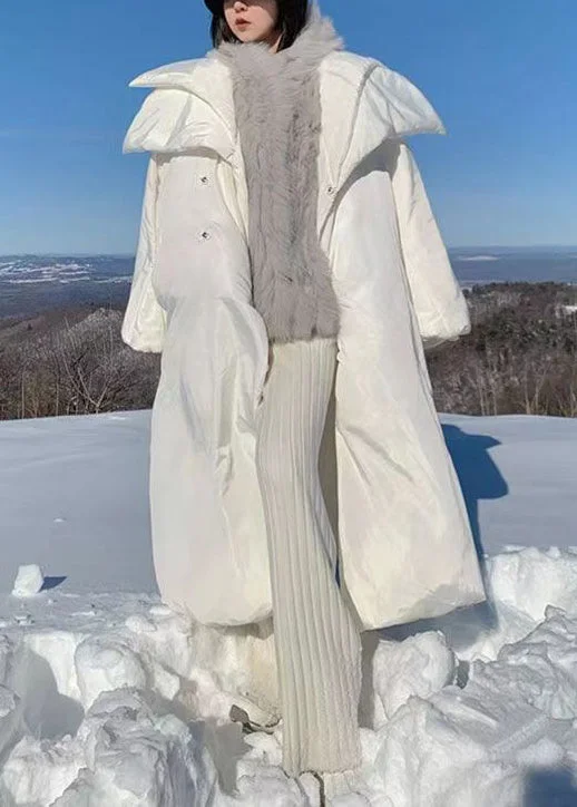 Breathable – Allows airflow, keeps you coolBreathable – Allows airflow, keeps you coolFrench White Pockets Tie Waist Fine Cotton Filled Parka Winter Breathable – Allows airflow, keeps you coolBreathable – Allows airflow, keeps you coolFrench White Pockets Tie Waist Fine Cotton Filled Parka Winter