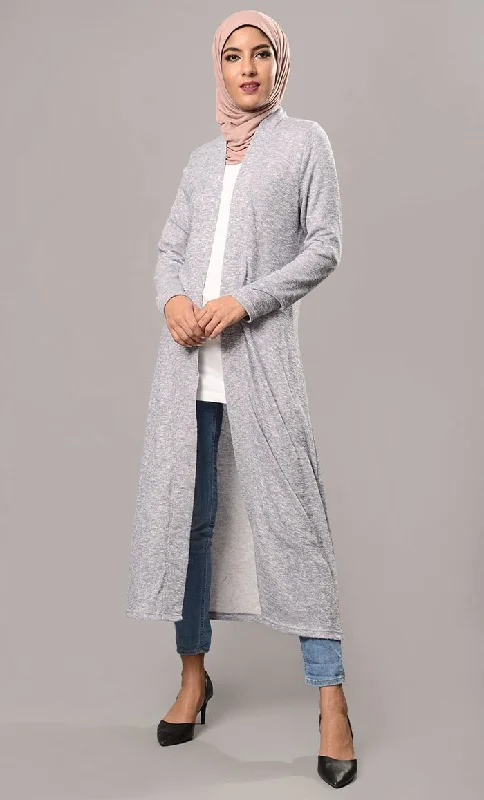 Hooded – With a hoodHooded – With a hoodFront Open Solid Shrug/Outerwear