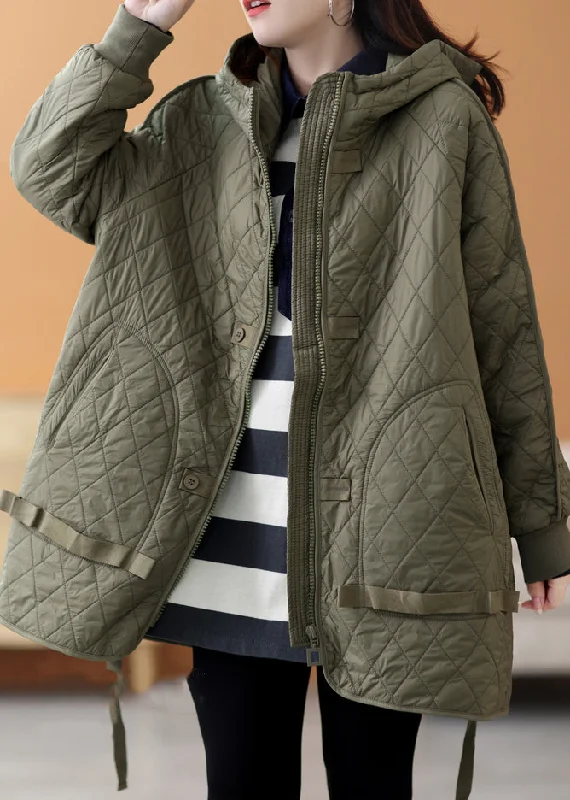 Double-breasted – Two rows of buttons for a stylish, structured lookDouble-breasted – Two rows of buttons for a stylish, structured lookLoose Army Green Hooded Pockets Cotton Filled Parka Winter Double-breasted – Two rows of buttons for a stylish, structured lookDouble-breasted – Two rows of buttons for a stylish, structured lookLoose Army Green Hooded Pockets Cotton Filled Parka Winter