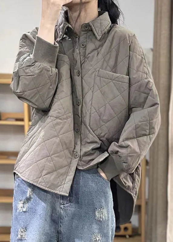 Biker-style – Leather or faux-leather, rugged designBiker-style – Leather or faux-leather, rugged designLoose Grey Peter Pan Collar Button Patchwork Thin Blouses Parka Fall Biker-style – Leather or faux-leather, rugged designBiker-style – Leather or faux-leather, rugged designLoose Grey Peter Pan Collar Button Patchwork Thin Blouses Parka Fall