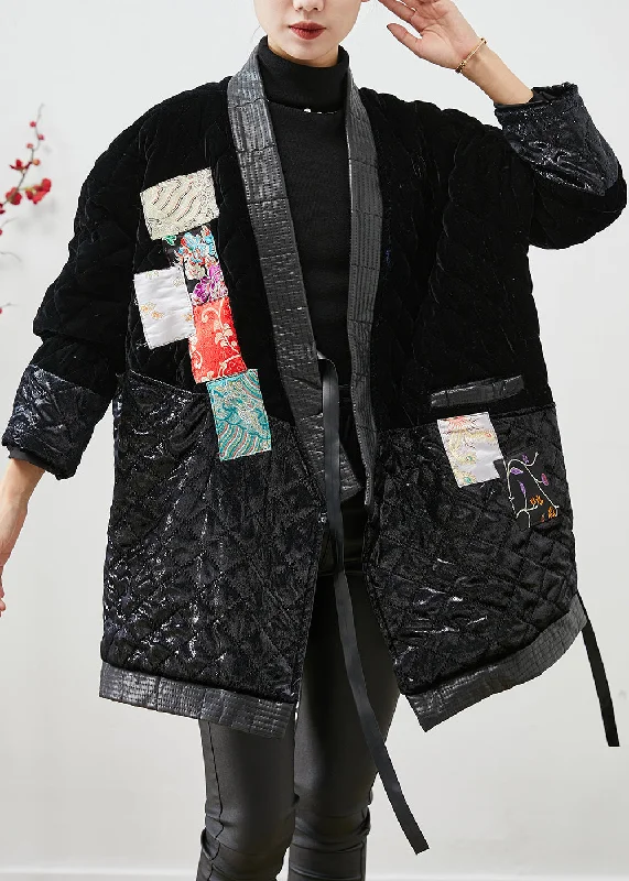 Puffer – Quilted jacket with insulation, often filled with down or synthetic materialPuffer – Quilted jacket with insulation, often filled with down or synthetic materialModern Black Lace Up Patchwork Silk Velour Cotton Filled Coat Winter Puffer – Quilted jacket with insulation, often filled with down or synthetic materialPuffer – Quilted jacket with insulation, often filled with down or synthetic materialModern Black Lace Up Patchwork Silk Velour Cotton Filled Coat Winter