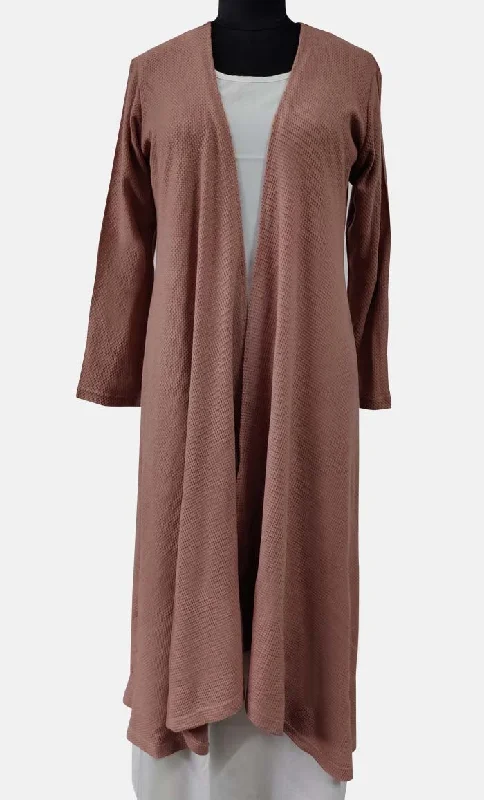 Windproof – Wind-resistantWindproof – Wind-resistantBrown Modest Solid Shrug