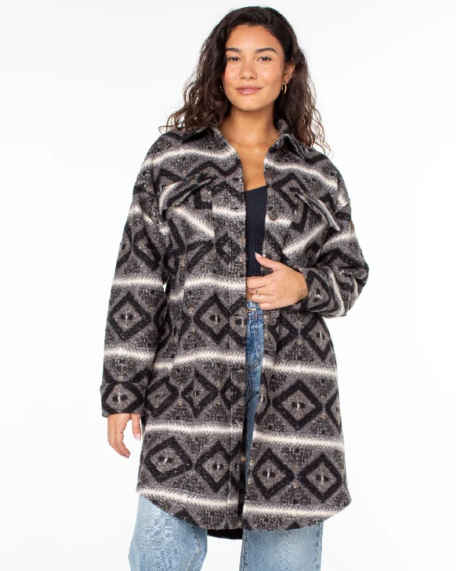 Double-breasted – Two rows of buttons for a stylish, structured lookDouble-breasted – Two rows of buttons for a stylish, structured lookWalkabout Fleece Jacket - Phantom Double-breasted – Two rows of buttons for a stylish, structured lookDouble-breasted – Two rows of buttons for a stylish, structured lookWalkabout Fleece Jacket - Phantom
