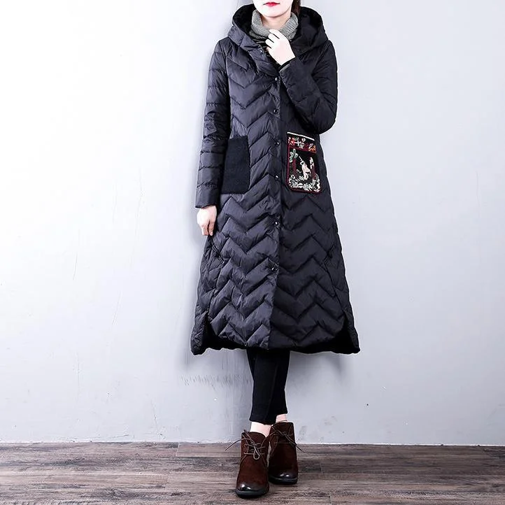 Slim fit – Tailored fit, form-fittingSlim fit – Tailored fit, form-fittingWarm black down jacket woman casual hooded side openYZ-2018111438 Slim fit – Tailored fit, form-fittingSlim fit – Tailored fit, form-fittingWarm black down jacket woman casual hooded side openYZ-2018111438