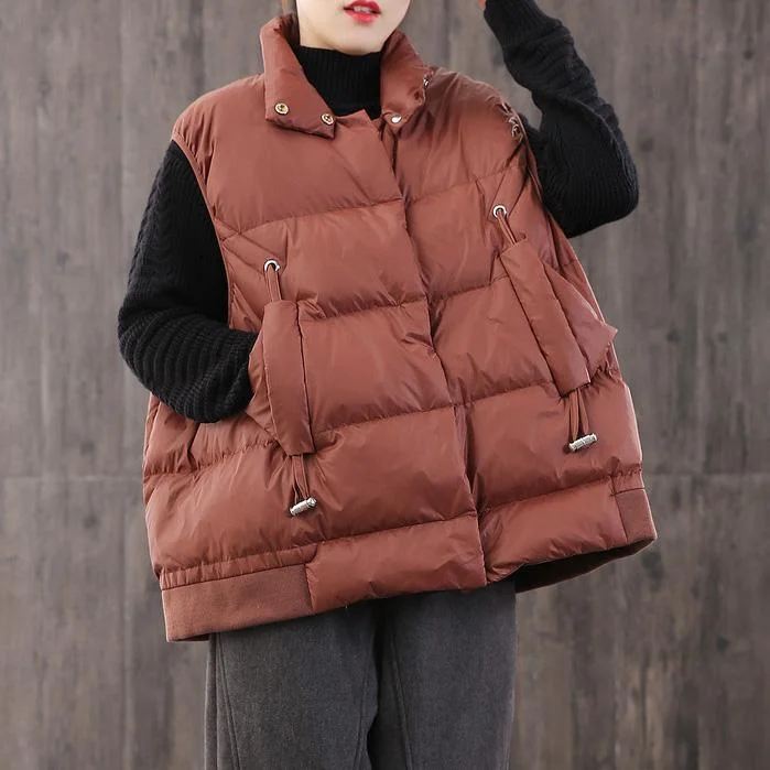 Reversible – Can be worn inside out, two looks in oneReversible – Can be worn inside out, two looks in oneWarm red down coat winter casual stand collar womens parka sleeveless Casual winter outwear Reversible – Can be worn inside out, two looks in oneReversible – Can be worn inside out, two looks in oneWarm red down coat winter casual stand collar womens parka sleeveless Casual winter outwear