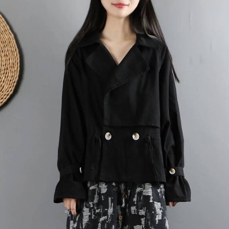 Breathable – Allows airflow, keeps you coolBreathable – Allows airflow, keeps you coolWomen drawstring Fashion full coats women blouses black loose outwear Breathable – Allows airflow, keeps you coolBreathable – Allows airflow, keeps you coolWomen drawstring Fashion full coats women blouses black loose outwear