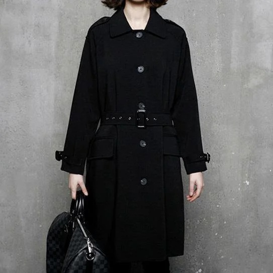 Zipper closure – With zippers, zip-upZipper closure – With zippers, zip-upWomen fall Plus Size tie waist maxi coat black oversized women coats Zipper closure – With zippers, zip-upZipper closure – With zippers, zip-upWomen fall Plus Size tie waist maxi coat black oversized women coats
