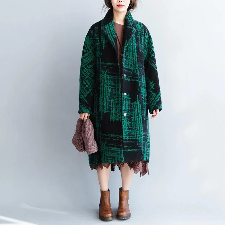 Stretch – Stretchy fabric for comfort and flexibilityStretch – Stretchy fabric for comfort and flexibilitywomen Green print Wool Coats plus size clothing trench coat Fine long woolen jackets Stretch – Stretchy fabric for comfort and flexibilityStretch – Stretchy fabric for comfort and flexibilitywomen Green print Wool Coats plus size clothing trench coat Fine long woolen jackets
