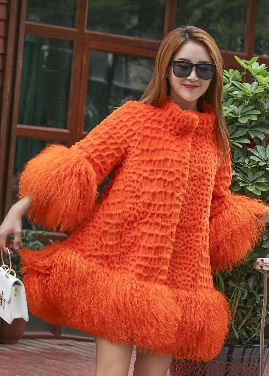 Peacoat – Classic wool double-breasted coatPeacoat – Classic wool double-breasted coatWomen Orange Fluffy Patchwork Wool Coat Winter Peacoat – Classic wool double-breasted coatPeacoat – Classic wool double-breasted coatWomen Orange Fluffy Patchwork Wool Coat Winter
