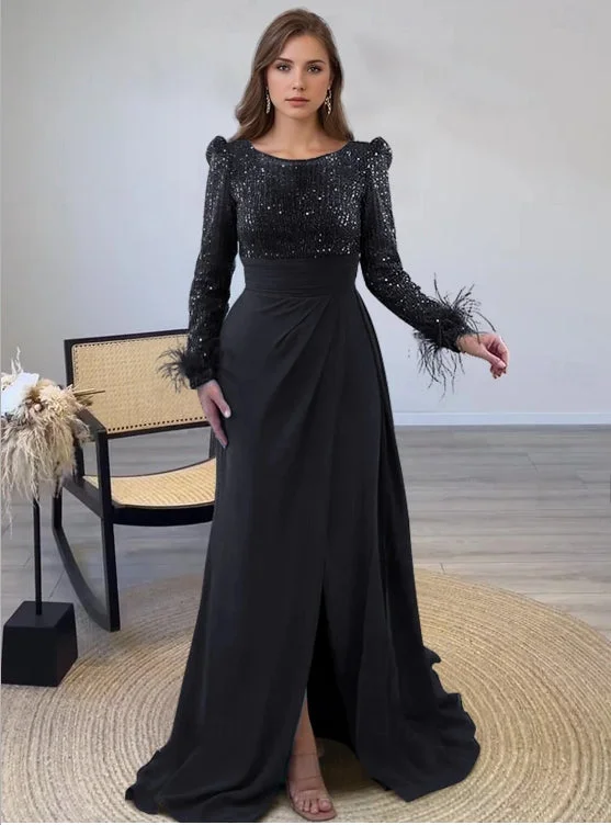 Boho dress – Dress with a relaxed, bohemian style, often featuring flowing fabric, ethnic prints, or vintage details.Boho dress – Dress with a relaxed, bohemian style, often featuring flowing fabric, ethnic prints, or vintage details.A-Line Evening Gown Floor Length Long Sleeve Illusion Neck Black Mother Of the Bride Dress Sequined with Feather Pearls Overskirt Boho dress – Dress with a relaxed, bohemian style, often featuring flowing fabric, ethnic prints, or vintage details.Boho dress – Dress with a relaxed, bohemian style, often featuring flowing fabric, ethnic prints, or vintage details.A-Line Evening Gown Floor Length Long Sleeve Illusion Neck Black Mother Of the Bride Dress Sequined with Feather Pearls Overskirt