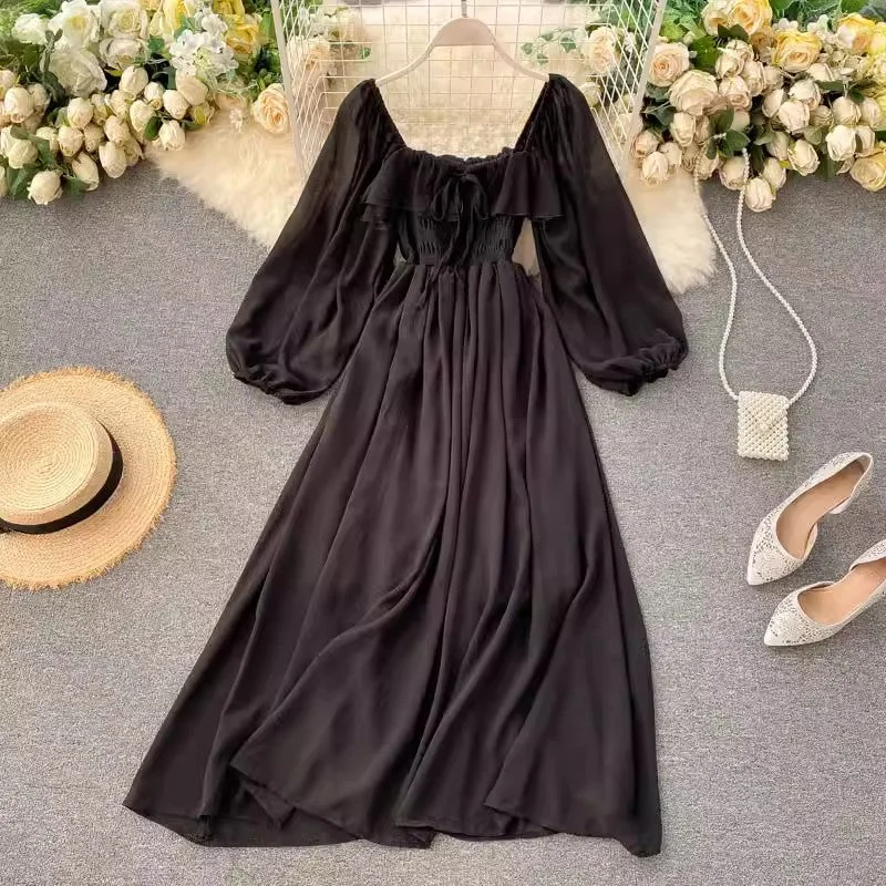Maxi dress – Long dress that typically reaches the ankles or floor, offering a flowing and elegant look.Maxi dress – Long dress that typically reaches the ankles or floor, offering a flowing and elegant look.Chic Style Dress New Women's Square Neck Puff Sleeve Chiffon Skirt S4597 Maxi dress – Long dress that typically reaches the ankles or floor, offering a flowing and elegant look.Maxi dress – Long dress that typically reaches the ankles or floor, offering a flowing and elegant look.Chic Style Dress New Women's Square Neck Puff Sleeve Chiffon Skirt S4597