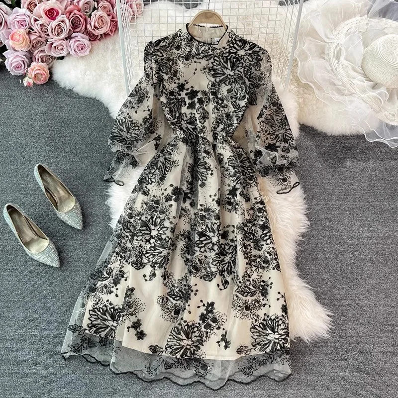 Ball gown dress – Formal, full-skirted dress often worn for weddings, proms, or galas.Ball gown dress – Formal, full-skirted dress often worn for weddings, proms, or galas.embroidered mesh dress, lantern sleeves, knee-high A-line skirt S3886 Ball gown dress – Formal, full-skirted dress often worn for weddings, proms, or galas.Ball gown dress – Formal, full-skirted dress often worn for weddings, proms, or galas.embroidered mesh dress, lantern sleeves, knee-high A-line skirt S3886