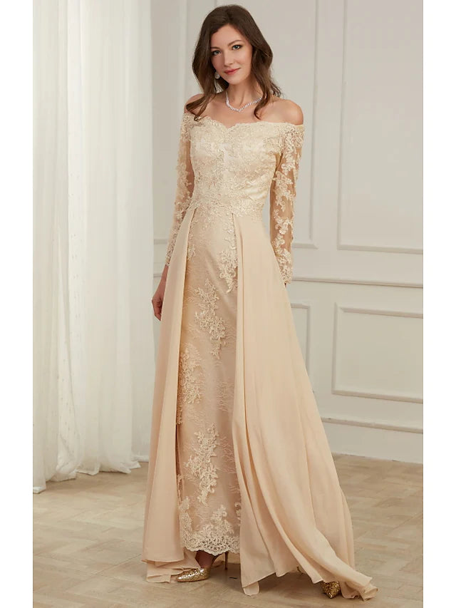 Ball gown dress – Formal, full-skirted dress often worn for weddings, proms, or galas.Ball gown dress – Formal, full-skirted dress often worn for weddings, proms, or galas.Evening Gown Elegant Dress Wedding Guest Floor Length Long Sleeve Off Shoulder Polyester with Overskirt Appliques Ball gown dress – Formal, full-skirted dress often worn for weddings, proms, or galas.Ball gown dress – Formal, full-skirted dress often worn for weddings, proms, or galas.Evening Gown Elegant Dress Wedding Guest Floor Length Long Sleeve Off Shoulder Polyester with Overskirt Appliques