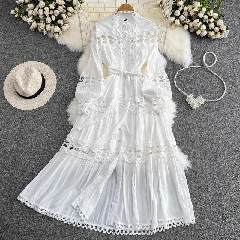 Lace dress – Dress made with lace fabric, often delicate and romantic, suitable for special occasions.Lace dress – Dress made with lace fabric, often delicate and romantic, suitable for special occasions.lantern long-sleeved A-line elegant dress long skirt S4042 Lace dress – Dress made with lace fabric, often delicate and romantic, suitable for special occasions.Lace dress – Dress made with lace fabric, often delicate and romantic, suitable for special occasions.lantern long-sleeved A-line elegant dress long skirt S4042