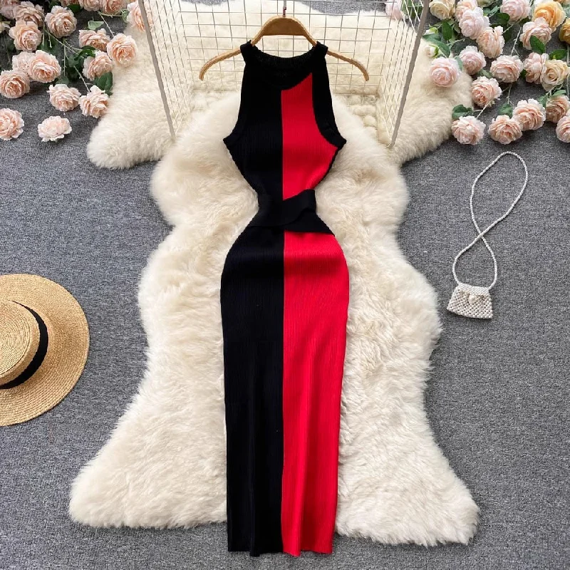 Bodycon dress – Tight-fitting dress that hugs the body and emphasizes curves.Bodycon dress – Tight-fitting dress that hugs the body and emphasizes curves.Long Round Neck Sleeveless Dress Tight Knitted Skirt S4599 Bodycon dress – Tight-fitting dress that hugs the body and emphasizes curves.Bodycon dress – Tight-fitting dress that hugs the body and emphasizes curves.Long Round Neck Sleeveless Dress Tight Knitted Skirt S4599
