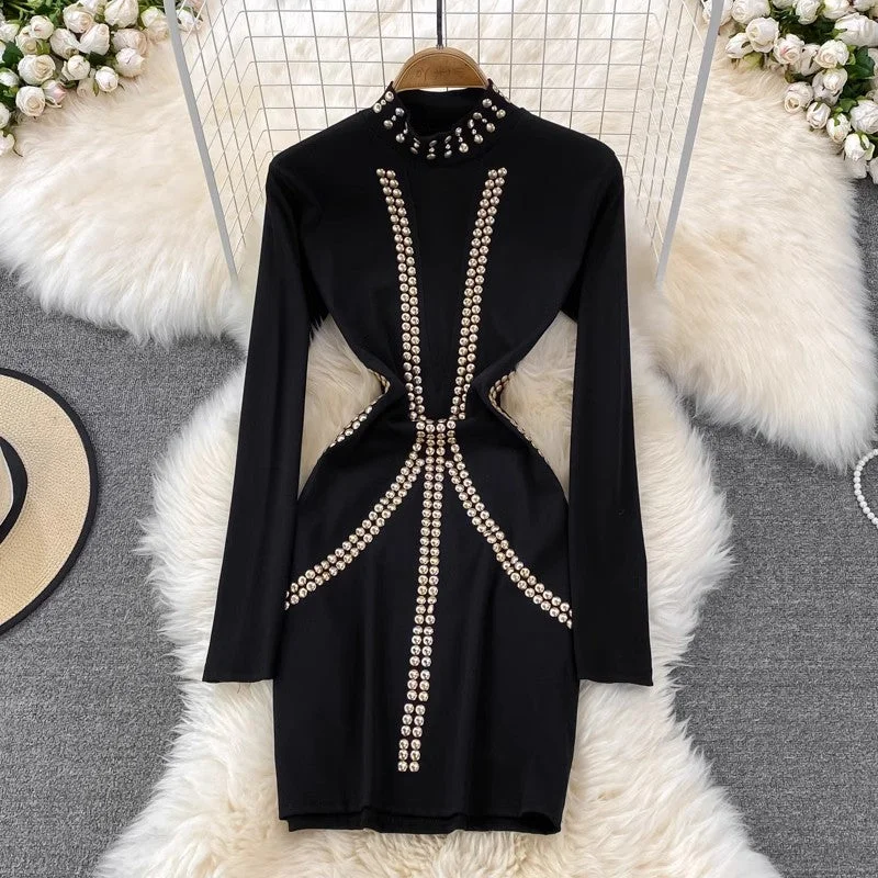 Mini dress – Short dress that usually ends above the knee, often casual or party wear.Mini dress – Short dress that usually ends above the knee, often casual or party wear.long-sleeved dress elastic tight skirt S4107 Mini dress – Short dress that usually ends above the knee, often casual or party wear.Mini dress – Short dress that usually ends above the knee, often casual or party wear.long-sleeved dress elastic tight skirt S4107