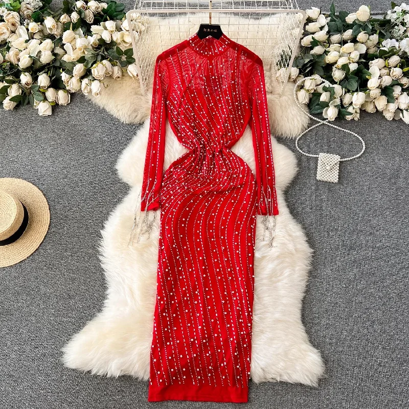 Midi dress – Dress that falls to the mid-calf, giving a balanced, modest, yet stylish appearance.Midi dress – Dress that falls to the mid-calf, giving a balanced, modest, yet stylish appearance.outfits for women beading rhinestones mesh see-through dress with suspender skirt S4596 Midi dress – Dress that falls to the mid-calf, giving a balanced, modest, yet stylish appearance.Midi dress – Dress that falls to the mid-calf, giving a balanced, modest, yet stylish appearance.outfits for women beading rhinestones mesh see-through dress with suspender skirt S4596