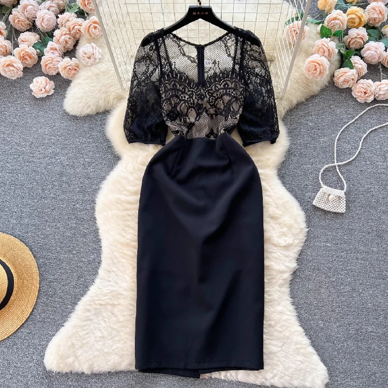 Sheath dress – Form-fitting dress that hugs the body and typically hits just above or at the knee.Sheath dress – Form-fitting dress that hugs the body and typically hits just above or at the knee.see-through lace black dress women's long skirt S4657 Sheath dress – Form-fitting dress that hugs the body and typically hits just above or at the knee.Sheath dress – Form-fitting dress that hugs the body and typically hits just above or at the knee.see-through lace black dress women's long skirt S4657