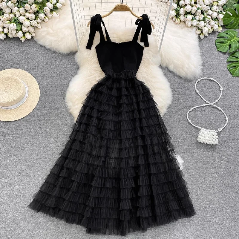Ball gown dress – Formal, full-skirted dress often worn for weddings, proms, or galas.Ball gown dress – Formal, full-skirted dress often worn for weddings, proms, or galas.Stylish bow long suspender skirt A-line mesh cake dress S4279 Ball gown dress – Formal, full-skirted dress often worn for weddings, proms, or galas.Ball gown dress – Formal, full-skirted dress often worn for weddings, proms, or galas.Stylish bow long suspender skirt A-line mesh cake dress S4279
