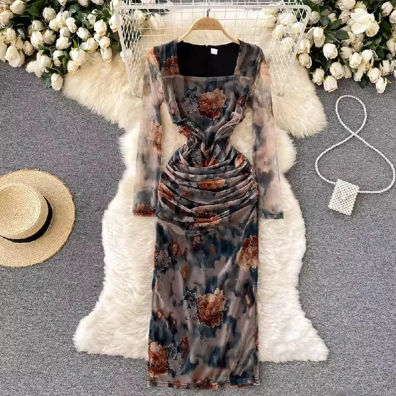 Midi dress – Dress that falls to the mid-calf, giving a balanced, modest, yet stylish appearance.Midi dress – Dress that falls to the mid-calf, giving a balanced, modest, yet stylish appearance.women's square neck long-sleeved dress pleated elegant skirt S4552 Midi dress – Dress that falls to the mid-calf, giving a balanced, modest, yet stylish appearance.Midi dress – Dress that falls to the mid-calf, giving a balanced, modest, yet stylish appearance.women's square neck long-sleeved dress pleated elegant skirt S4552
