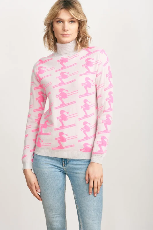 V-neck – Sweater with a V-shaped necklineV-neck – Sweater with a V-shaped necklineAll Over Cashmere Ski Roll Neck in Fog and Neon Pink V-neck – Sweater with a V-shaped necklineV-neck – Sweater with a V-shaped necklineAll Over Cashmere Ski Roll Neck in Fog and Neon Pink
