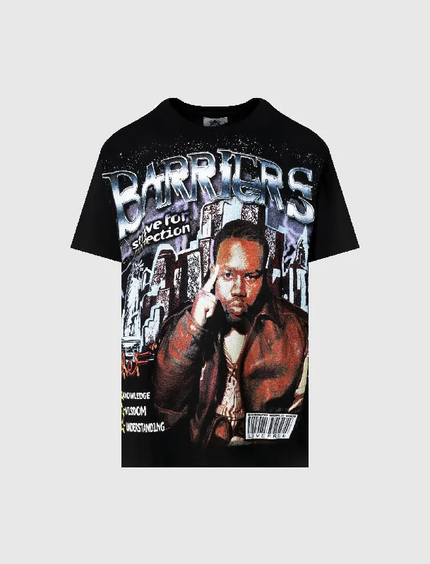 Boxy – Loose, straight cut with no shapingBoxy – Loose, straight cut with no shapingRAEKWON TEE